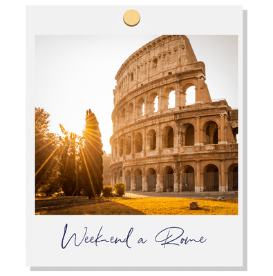 Week end </br><span class="titre-voyage-dolce-vita">à Rome</br></span> <span class="date-voyage">Du vendredi 19 mars 2027 au Mardi 23 mars 2027 </span>